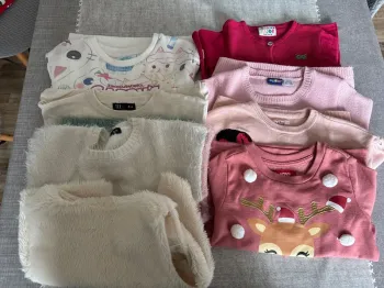 Lot pull/ gilets 3/4 ans