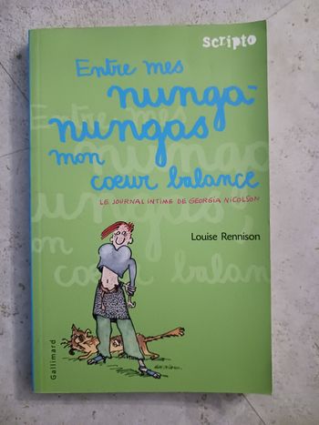 livre entre mes nunga nungas mon coeur balance Louise Rennison