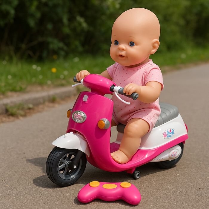 Scooter télécommandé Baby Born – Rose et Fun garanti ! - photo numéro 4