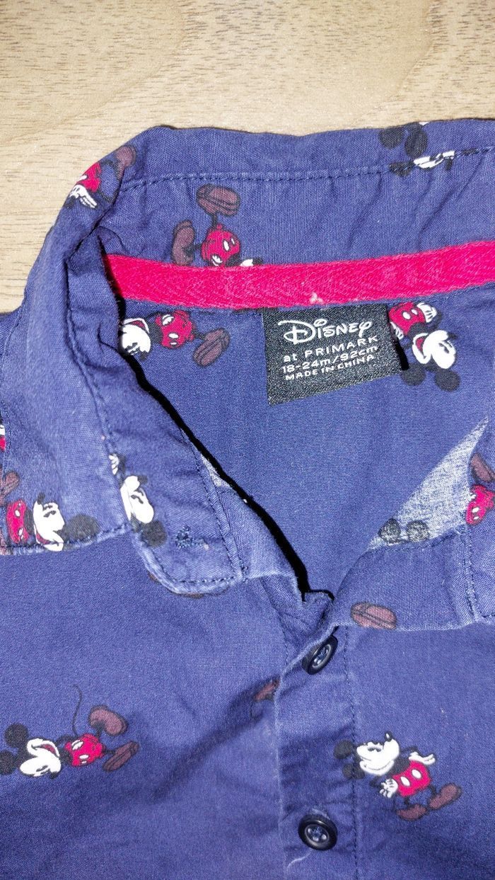 Chemise disney 18-24 mois garçon - photo numéro 3