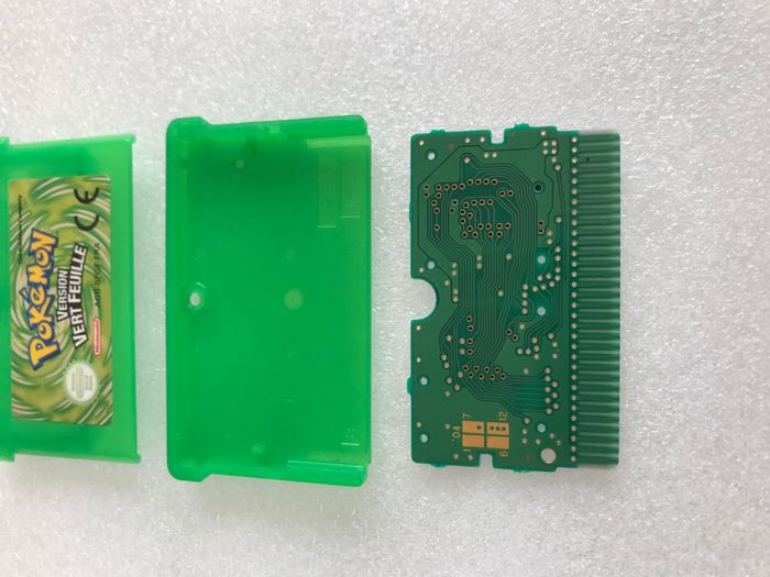 Pokemon Version Vert Feuille Game Boy Advance Authentique - photo numéro 3