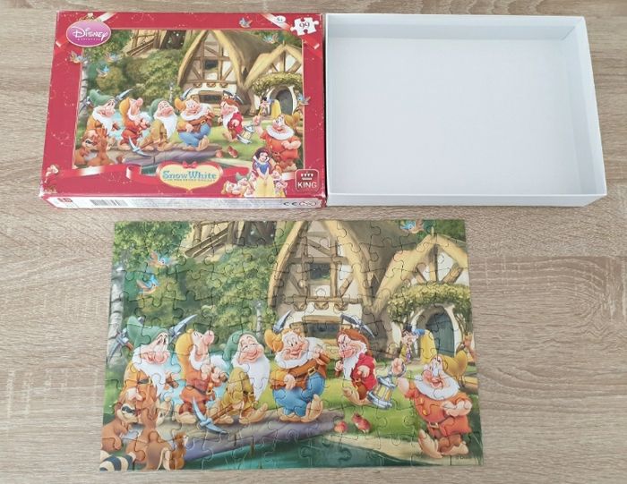Puzzle 99 pièces "Blanche-Neige et les 7 nains" Disney - photo numéro 3