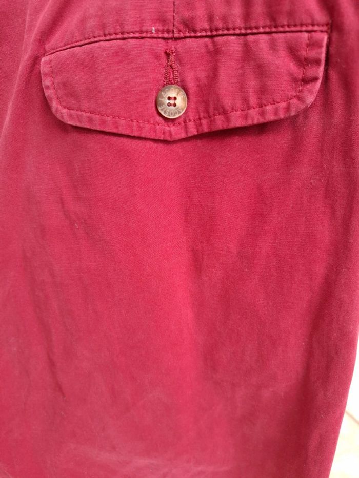 Short bordeaux Lacoste T44 - photo numéro 4