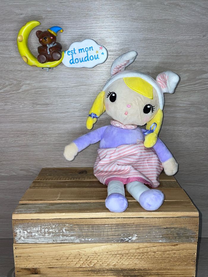 PPE28 doudou poupée lapin 🐰 damerik