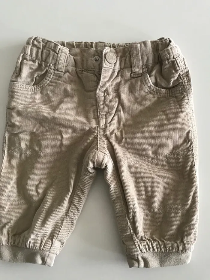 Pantalon velours 3 mois - photo numéro 2