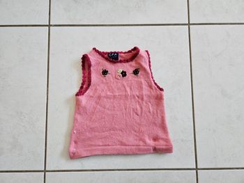 Pull sans manches fille CFK 4/5 ans BBF4