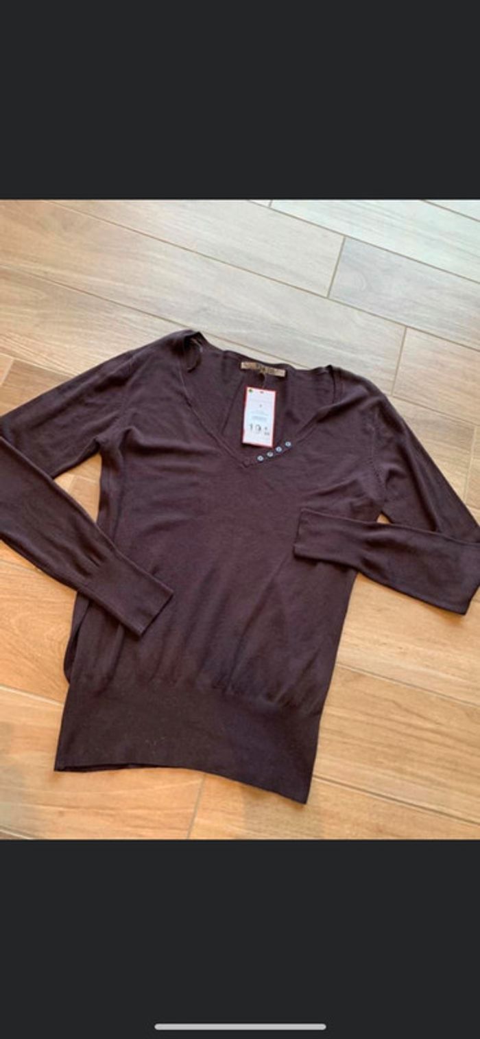 Pull marron