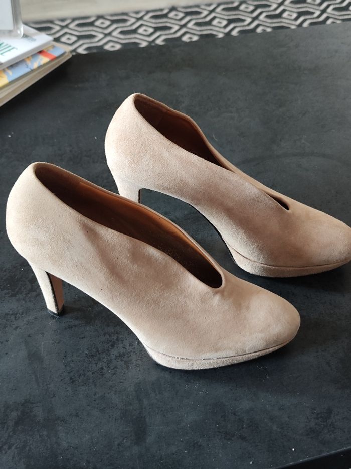 Escarpins cuirs  la Scarpa cuir italien - photo numéro 2