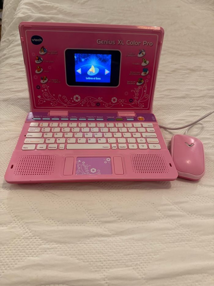 VTech - Ordinateur enfant Genius XL Color Pro (rose) - photo numéro 2