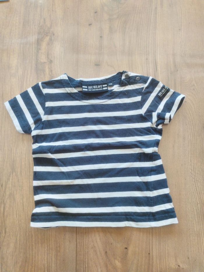 Lot de 2 t-shirts bébé 12 mois - photo numéro 2