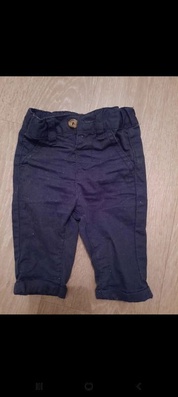 Pantalon garcon bleu 1 mois kiabi
