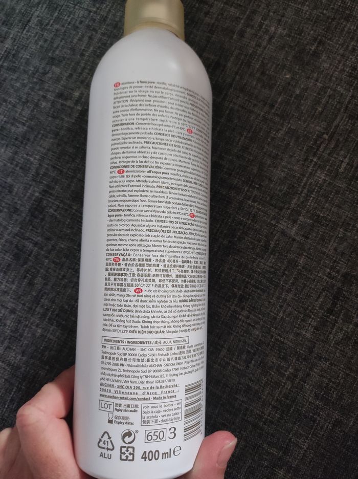 Atomiseur à l'eau pure Cosmia (brumisateur) 400ml comme neuve - photo numéro 2