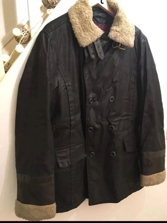 Manteau GAS, style aviateur, Taille L