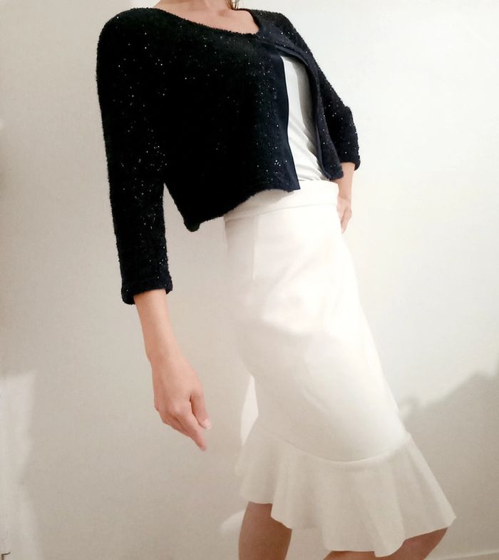 Gilet chic bleu marine T36 - photo numéro 5