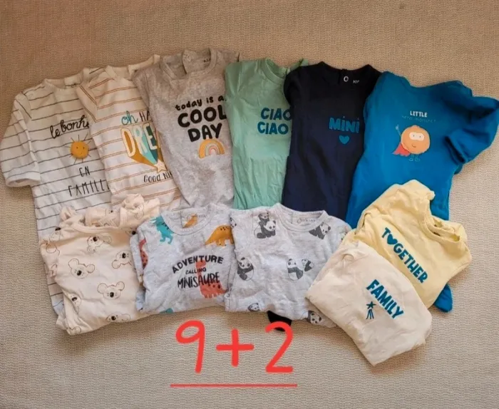 Lot 9 pyjamas + donne 2 - photo numéro 2