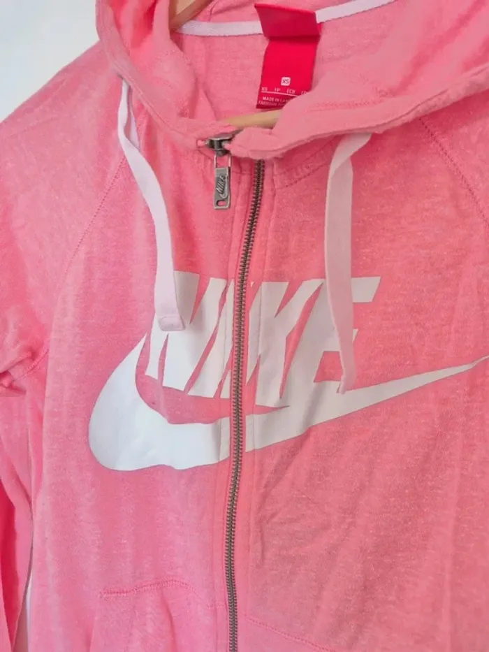 Gilet veste légère NIKE rose 🌸 Taille XS 34 - photo numéro 3