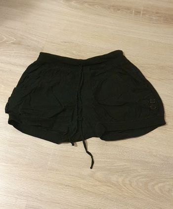Mini short noir ample