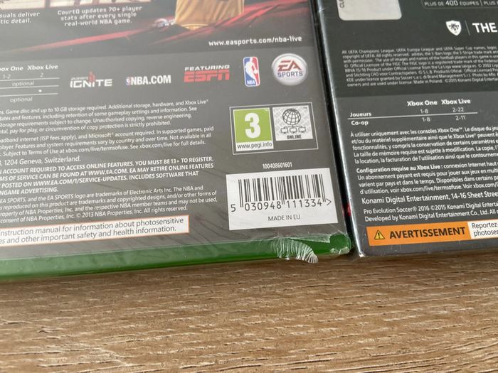 Lot de 2 jeux xbox one neuf sous blister - photo numéro 3