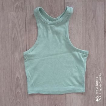 Crop top menthe t36