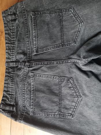 JEANS délavé noir XS regular fit