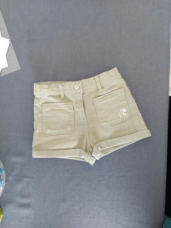 Short jeans Kaki Vertbaudet 6 ans