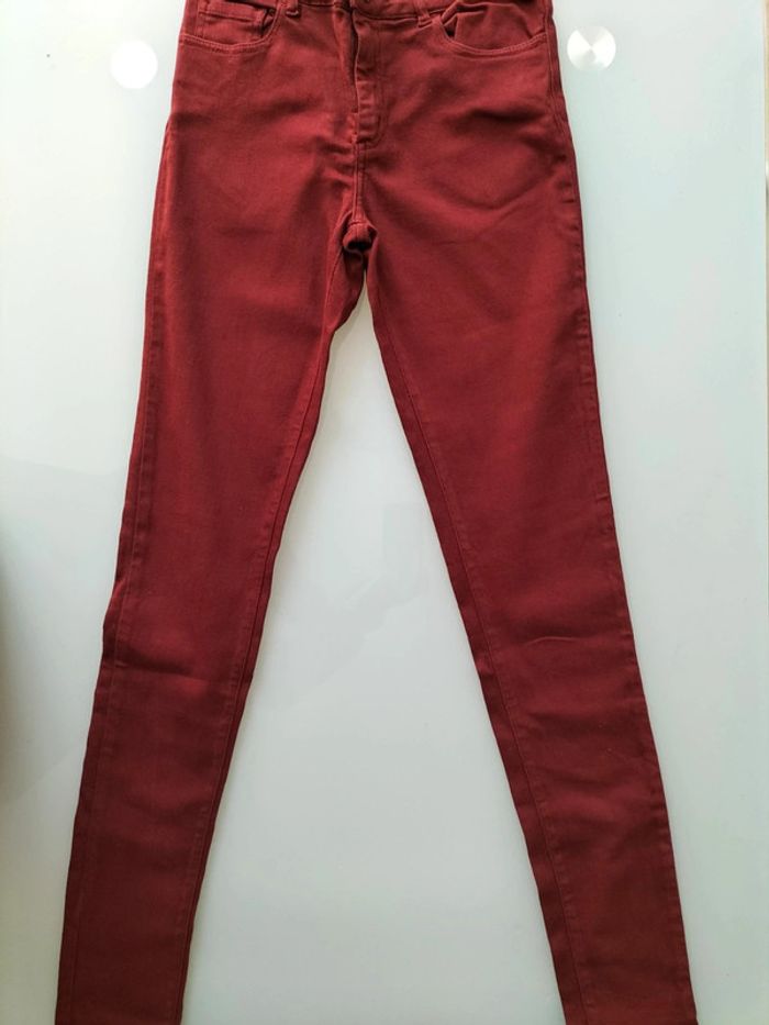Pantalon bordeau taille 34/36 - photo numéro 5