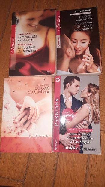Lot livres passion harlequin