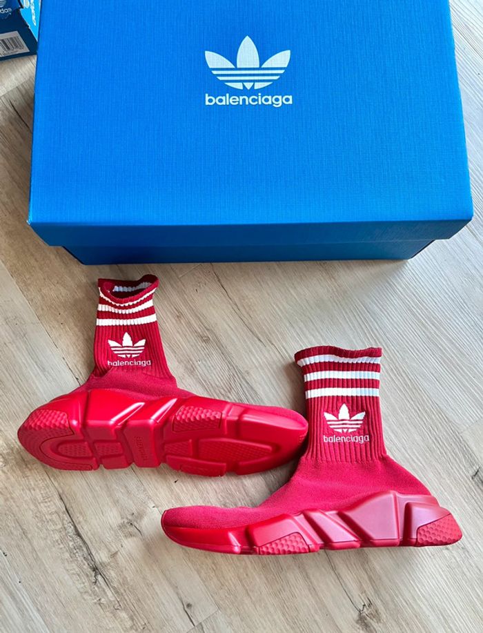 Balenciaga X Adidas Speed Traîner Red 37