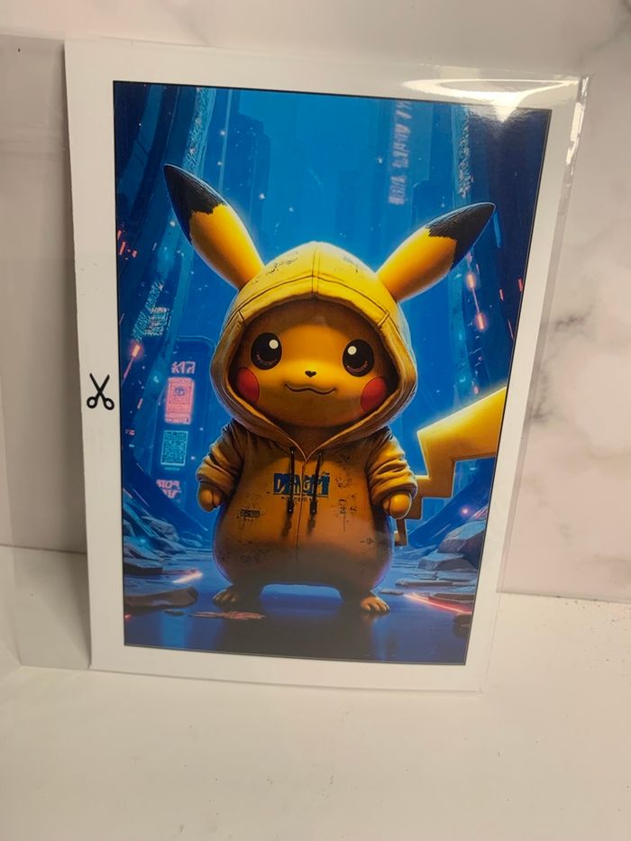 Affiche pikachu capuche - photo numéro 2
