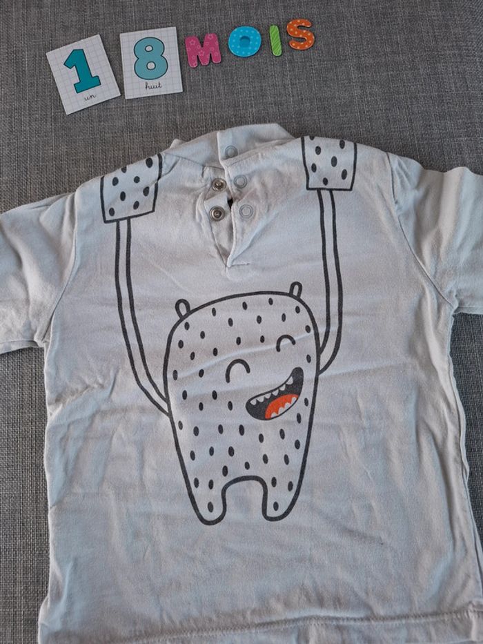 T shirt monstre recto verso - photo numéro 2