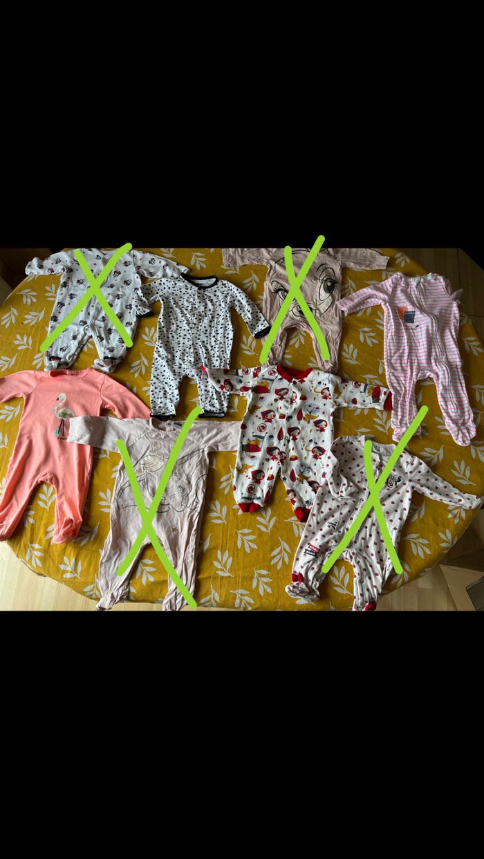Lot 4 pyjama 6 mois
