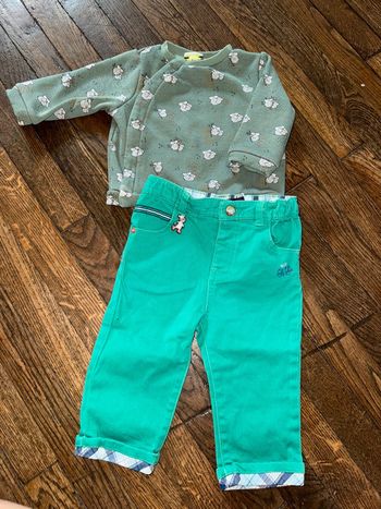 Sweat Tao et pantalon sergent major 9 mois