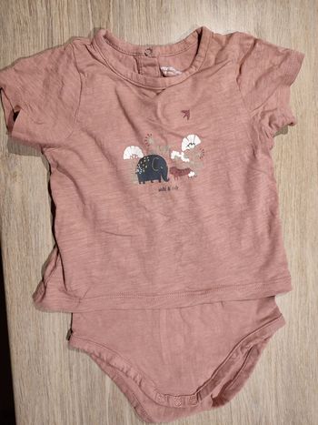 Body 18 mois manches courtes