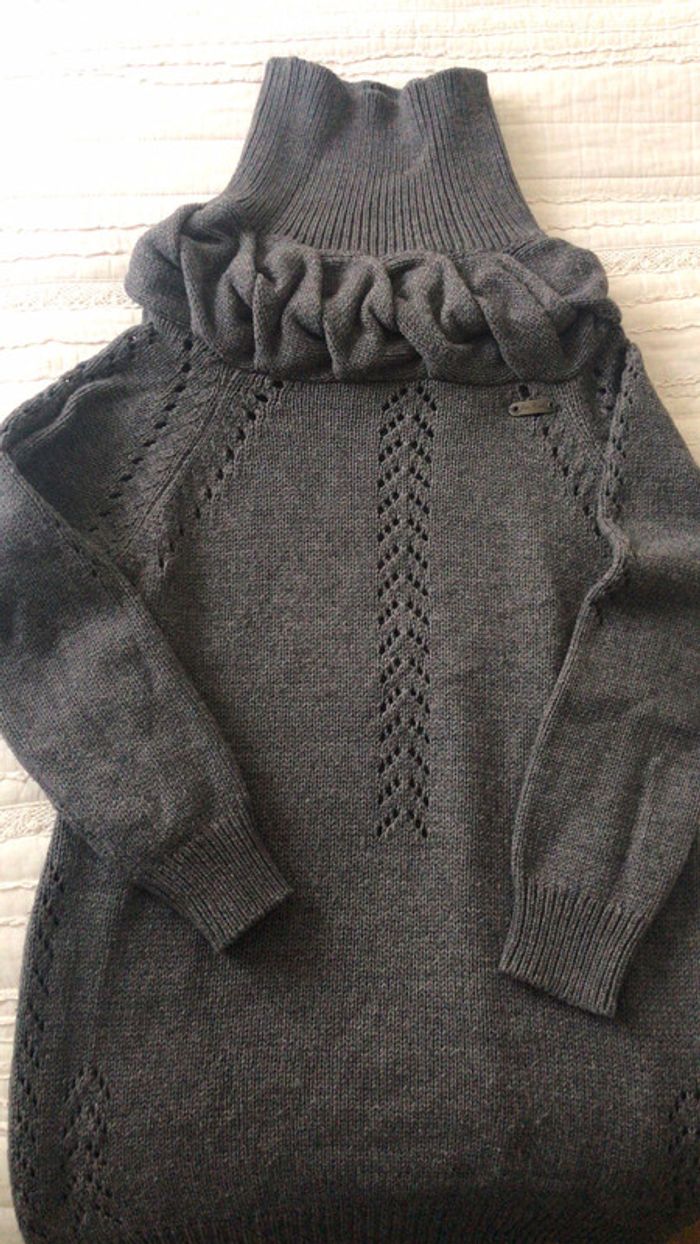 Pull tunique col roulé - photo numéro 2