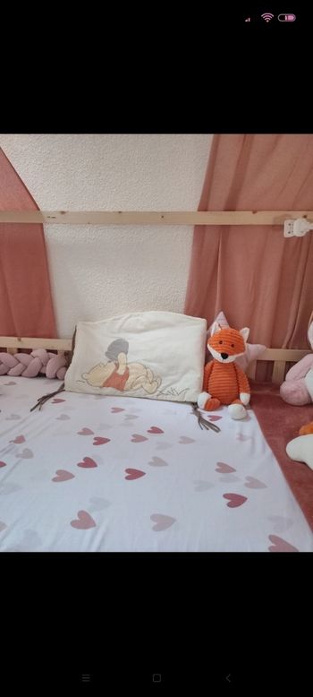 Tour de lit Winnie l'ourson - En très bon état - Disney - Beige et orange