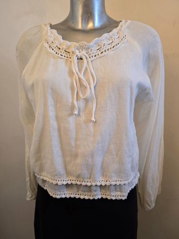 📌 Blouse Style Retro Boho-Chic Red Soul