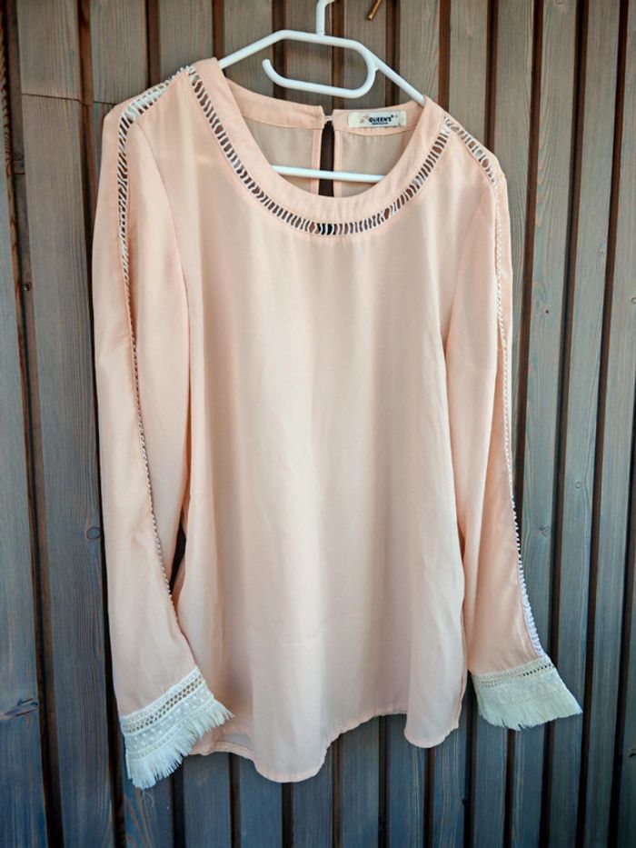 Blouse rose pale