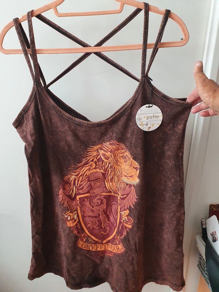 Débardeur bordeaux Gryffondor - photo numéro 2