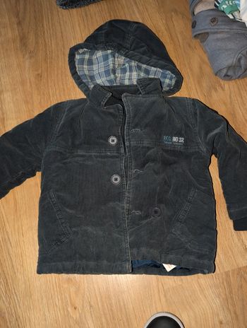 Manteau sucre d'orge 2 ans