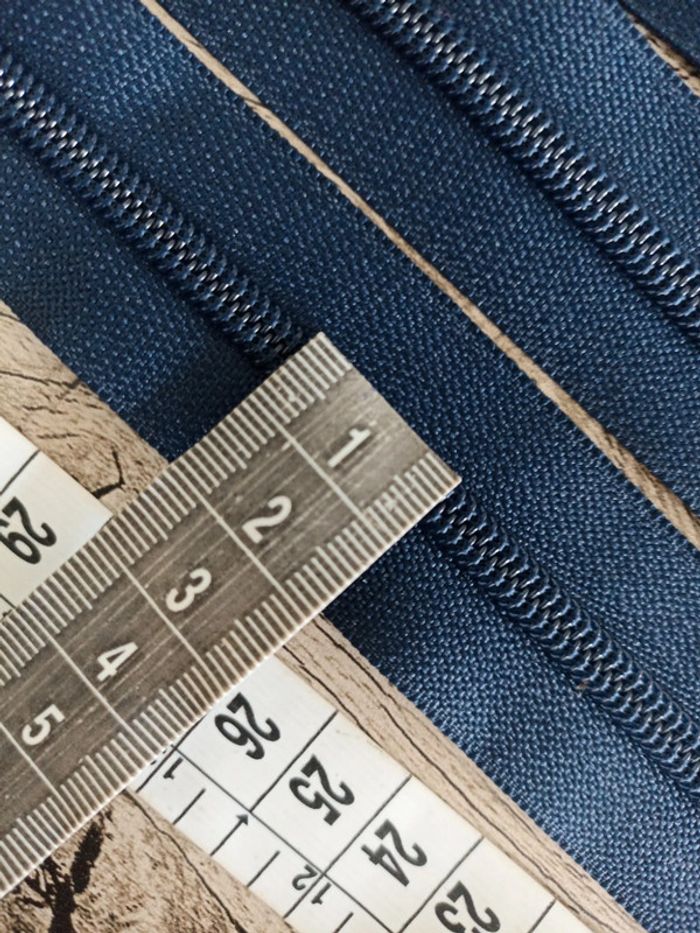 Lot de 5 fermeture séparable bleu marine - photo numéro 6