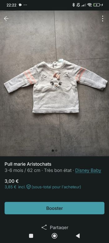 Pull marie Aristochats 
