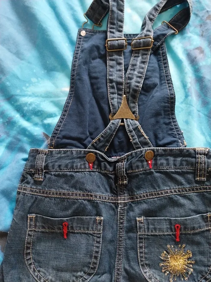 Salopette en jean garçon 8 ans Tex kids - photo numéro 3