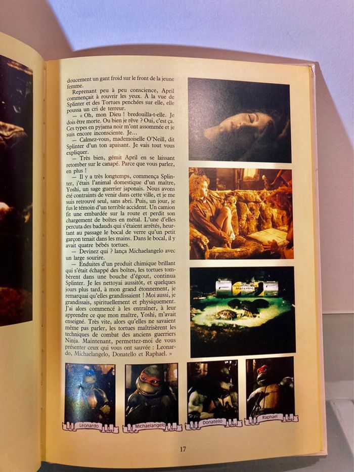 Livre TMNT Les Tortues Ninja, le livre du film 1991. - photo numéro 7