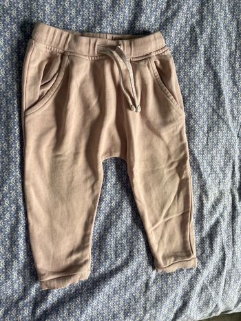 Pantalon jogging fille rose clair 12 mois