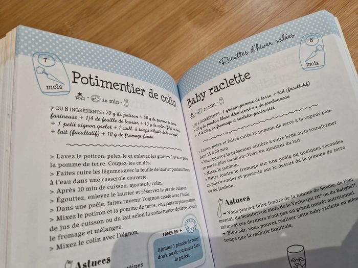 Livre recettes bébé  de 4 mois à 3 ans - photo numéro 8