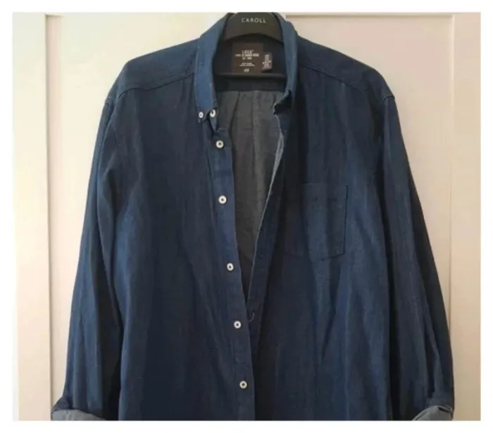 Denim chemise- shirt - camisa Vaquera. Hombre XL