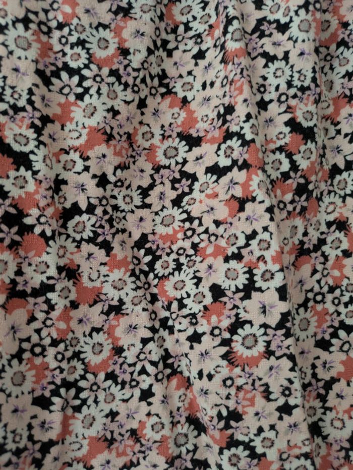 Magnifique haut blouse femme Yessica fleurs roses taille 42 - photo numéro 3