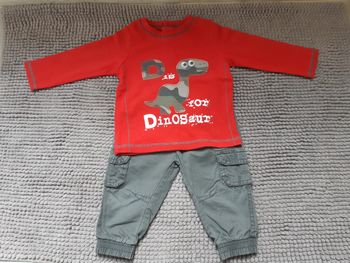 Ensemble pantalon + haut ML 12 mois