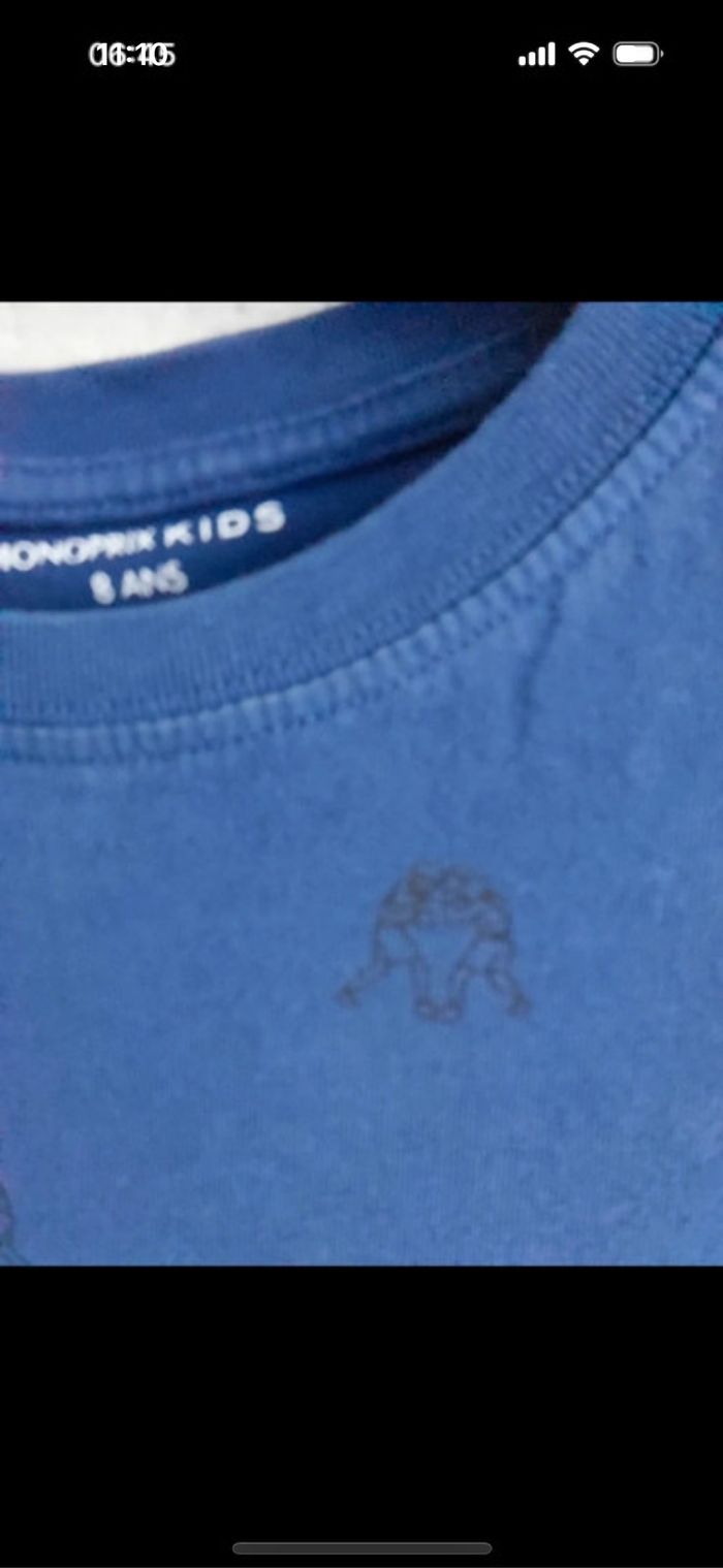 Tee-shirt Monoprix taille 8 ans - photo numéro 3