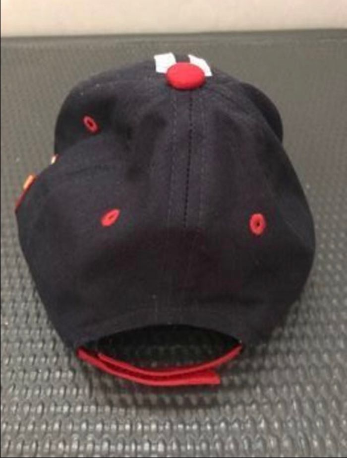 garçon casquette 2-3 ans 50 cm excellent état bleu rouge voiture - photo numéro 3